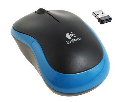 Mysz Bezprzewodowa LOGITECH M185 Czarno-niebieski Mysz Bezprzewodowa LOGITECH M185 Czarno-niebieski