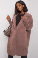 Płaszcz Damski Model MBM-PL-1517.00P Dark Pink - MBM - uniwersalny Płaszcz Damski Model MBM-PL-1517.00P Dark Pink - MBM - uniwersalny