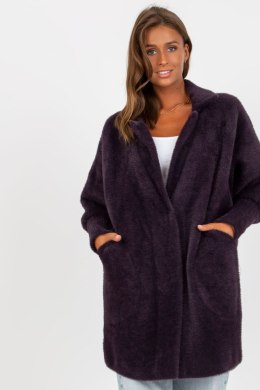 Płaszcz Damski Model MBM-PL-1517.00P Dark Violet - MBM - uniwersalny