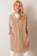 Płaszcz Damski Model MBM-PL-1518.95P Beige - MBM - uniwersalny Płaszcz Damski Model MBM-PL-1518.95P Beige - MBM - uniwersalny
