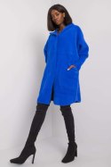 Płaszcz Damski Model MBM-PL-1518.95P Cobalt - MBM - uniwersalny Płaszcz Damski Model MBM-PL-1518.95P Cobalt - MBM - uniwersalny
