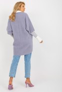Płaszcz Damski Model MBM-PL-2001.95P Light Violet - MBM - uniwersalny Płaszcz Damski Model MBM-PL-2001.95P Light Violet - MBM - uniwersalny