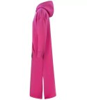 Ciepła bluza damska dresowa Oversize Sukienka Bawełniana Kaptur (Różowy) Ciepła bluza damska dresowa Oversize Sukienka Bawełniana Kaptur (Różowy)