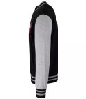 Ciepła bomberka bluza UNISEX bejsbolówka haft (Czarny)