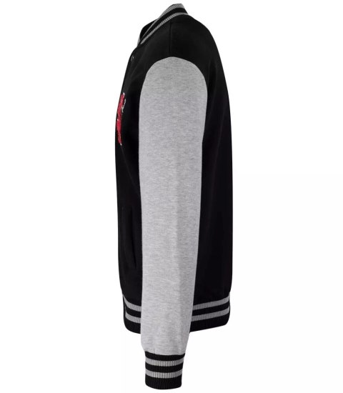 Ciepła bomberka bluza UNISEX bejsbolówka haft (Czarny) Ciepła bomberka bluza UNISEX bejsbolówka haft (Czarny)