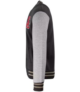 Ciepła bomberka bluza UNISEX bejsbolówka haft (Szary)