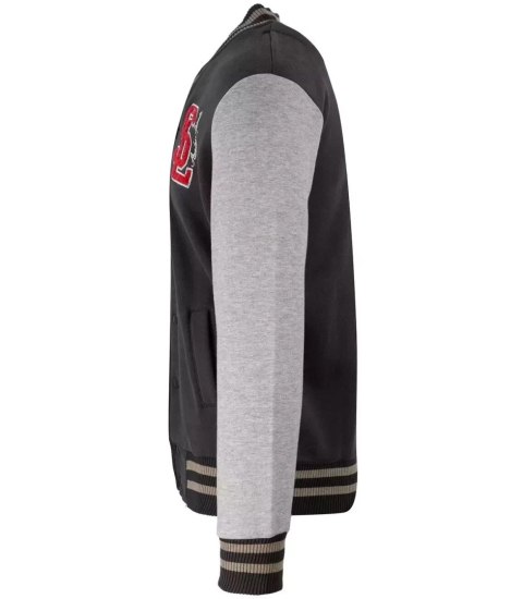 Ciepła bomberka bluza UNISEX bejsbolówka haft (Szary) Ciepła bomberka bluza UNISEX bejsbolówka haft (Szary)