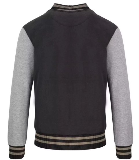 Ciepła bomberka bluza UNISEX bejsbolówka haft (Szary) Ciepła bomberka bluza UNISEX bejsbolówka haft (Szary)