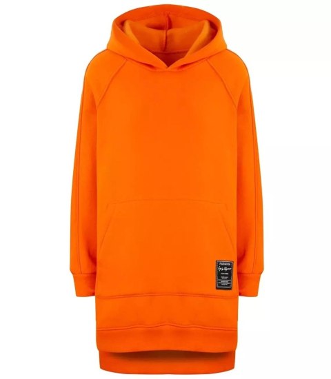 Ciepła oversizowa bluza BASIC hoodie (Pomarańczowy) Ciepła oversizowa bluza BASIC hoodie (Pomarańczowy)