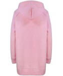 Ciepła oversizowa bluza BASIC hoodie (Różowy) Ciepła oversizowa bluza BASIC hoodie (Różowy)