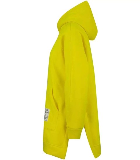 Ciepła oversizowa bluza BASIC hoodie (Żółty) Ciepła oversizowa bluza BASIC hoodie (Żółty)