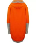 Ciepła oversizowa bluza PARKA dresowa (Pomarańczowy)