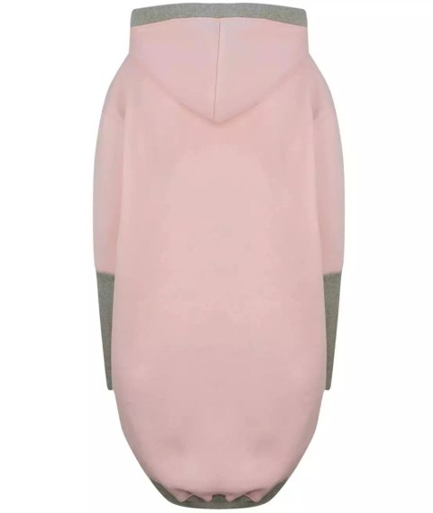Ciepła oversizowa bluza PARKA dresowa (Różowy) Ciepła oversizowa bluza PARKA dresowa (Różowy)