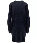 Ciepły płaszczyk kurtka ALPAKA Kardigan Elegancki TINA (Czarny) Ciepły płaszczyk kurtka ALPAKA Kardigan Elegancki TINA (Czarny)