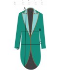 Ciepły płaszczyk kurtka ALPAKA Kardigan Elegancki TINA (Czarny) Ciepły płaszczyk kurtka ALPAKA Kardigan Elegancki TINA (Czarny)