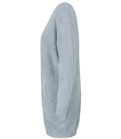 Ciepły płaszczyk kurtka ALPAKA Kardigan Elegancki TINA (Szary)