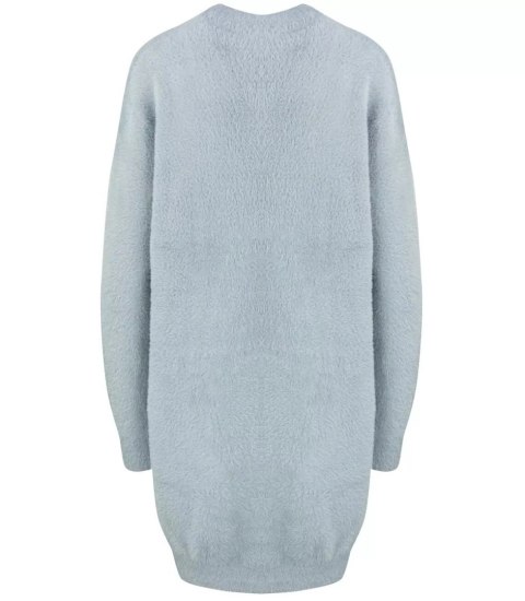 Ciepły płaszczyk kurtka ALPAKA Kardigan Elegancki TINA (Szary)