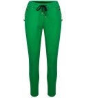 Eleganckie spodnie materiałowe z guzikami MARTA (Zielony) Eleganckie spodnie materiałowe z guzikami MARTA (Zielony)