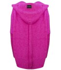 GRUBY sweter KARDIGAN nietoperz Luźny Ciepły z kapturem (Różowy) GRUBY sweter KARDIGAN nietoperz Luźny Ciepły z kapturem (Różowy)