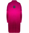 Kardigan długi gruby sweter ombre kolorowy (Różowy) Kardigan długi gruby sweter ombre kolorowy (Różowy)