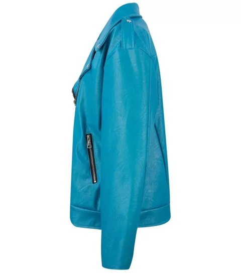 Klasyczna RAMONESKA kurtka damska PLUS SIZE (Niebieski) Klasyczna RAMONESKA kurtka damska PLUS SIZE (Niebieski)