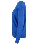 Klasyczny sweter kardigan w groszki Elegancki NELA (Niebieski) Klasyczny sweter kardigan w groszki Elegancki NELA (Niebieski)