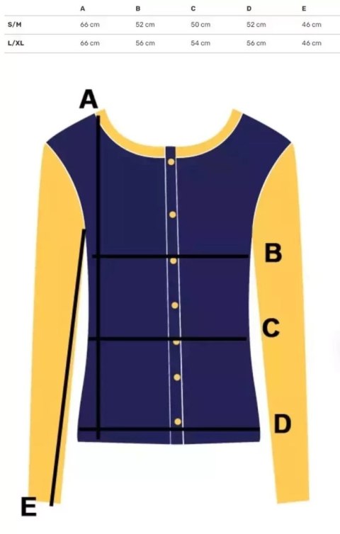 Klasyczny sweter kardigan w groszki Elegancki NELA (Niebieski)