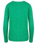 Klasyczny sweter kardigan w groszki Elegancki NELA (Zielony) Klasyczny sweter kardigan w groszki Elegancki NELA (Zielony)