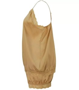 Komplet top + spodenki z koronką sexi (Złoty)