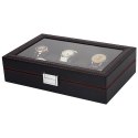 Schatulle Carbon für 10 Uhren 28 x 22 x 8cm PD136 Schatulle Carbon für 10 Uhren 28 x 22 x 8cm PD136