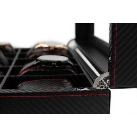 Schatulle Carbon für 10 Uhren 28 x 22 x 8cm PD136 Schatulle Carbon für 10 Uhren 28 x 22 x 8cm PD136