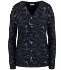 Sweter w kokardki z cyrkoniami Elegancki WIKTORIA (Czarny) Sweter w kokardki z cyrkoniami Elegancki WIKTORIA (Czarny)