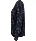Sweter w kokardki z cyrkoniami Elegancki WIKTORIA (Czarny) Sweter w kokardki z cyrkoniami Elegancki WIKTORIA (Czarny)
