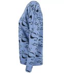 Sweter w kokardki z cyrkoniami Elegancki WIKTORIA (Niebieski) Sweter w kokardki z cyrkoniami Elegancki WIKTORIA (Niebieski)