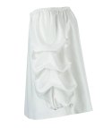 Bluzka hiszpanka z ozdobnym bufiastym rękawem Elegancka KAJA (Biały) Bluzka hiszpanka z ozdobnym bufiastym rękawem Elegancka KAJA (Biały)