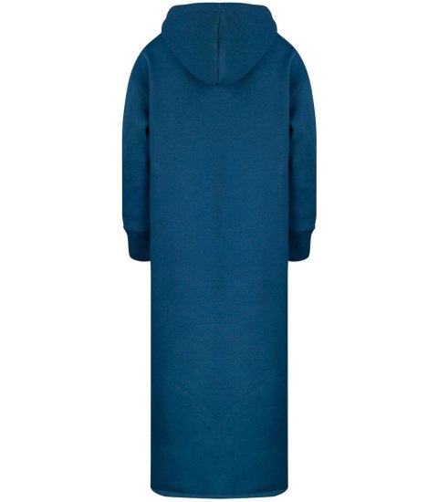 Ciepła bluza damska dresowa Oversize Sukienka Bawełniana Kaptur (Niebieski) Ciepła bluza damska dresowa Oversize Sukienka Bawełniana Kaptur (Niebieski)