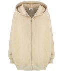 Ciepła bluza unisex oversize nieskończoność (Beżowy)