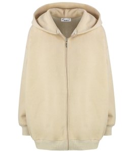 Ciepła bluza unisex oversize nieskończoność (Beżowy)