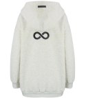 Ciepła bluza unisex oversize nieskończoność (Ecru) Ciepła bluza unisex oversize nieskończoność (Ecru)