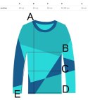 Ciepły damski sweter modny w paski ANNA (Szary || Beżowy) Ciepły damski sweter modny w paski ANNA (Szary || Beżowy)