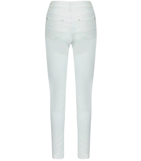 Damskie spodnie PUSH-UP woskowane skinny fit Eleganckie ADELA (Biały) Damskie spodnie PUSH-UP woskowane skinny fit Eleganckie ADELA (Biały)