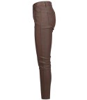 Damskie spodnie PUSH-UP woskowane skinny fit Eleganckie ADELA (Brązowy) Damskie spodnie PUSH-UP woskowane skinny fit Eleganckie ADELA (Brązowy)