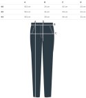 Damskie spodnie PUSH-UP woskowane skinny fit Eleganckie ADELA (Brązowy) Damskie spodnie PUSH-UP woskowane skinny fit Eleganckie ADELA (Brązowy)