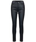Damskie spodnie PUSH-UP woskowane skinny fit Eleganckie ADELA (Czarny) Damskie spodnie PUSH-UP woskowane skinny fit Eleganckie ADELA (Czarny)