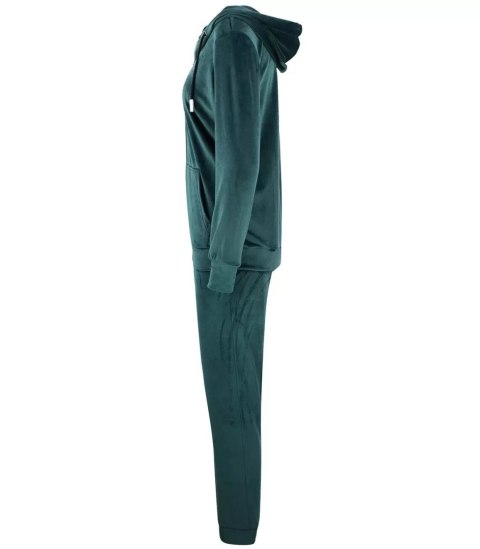 Dres spodnie bluza komplet welurowy MARTA (Zielony) Dres spodnie bluza komplet welurowy MARTA (Zielony)