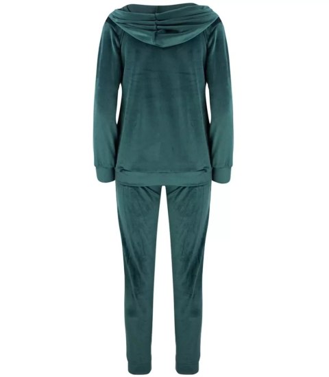 Dres spodnie bluza komplet welurowy MARTA (Zielony) Dres spodnie bluza komplet welurowy MARTA (Zielony)