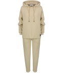 Dres sportowy bawełniany gładki oversize MARGARET (Beżowy) Dres sportowy bawełniany gładki oversize MARGARET (Beżowy)