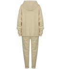 Dres sportowy bawełniany gładki oversize MARGARET (Beżowy) Dres sportowy bawełniany gładki oversize MARGARET (Beżowy)