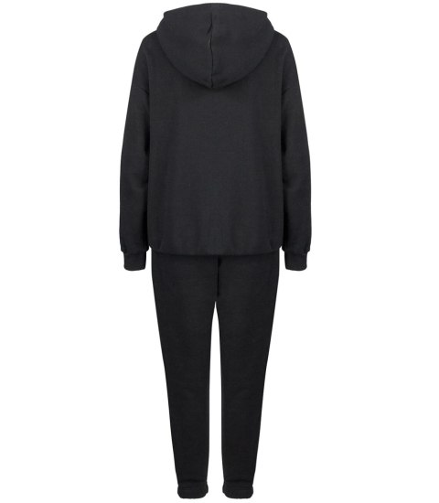 Dres sportowy bawełniany gładki oversize MARGARET (Czarny) Dres sportowy bawełniany gładki oversize MARGARET (Czarny)