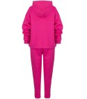 Dres sportowy bawełniany gładki oversize MARGARET (Różowy) Dres sportowy bawełniany gładki oversize MARGARET (Różowy)